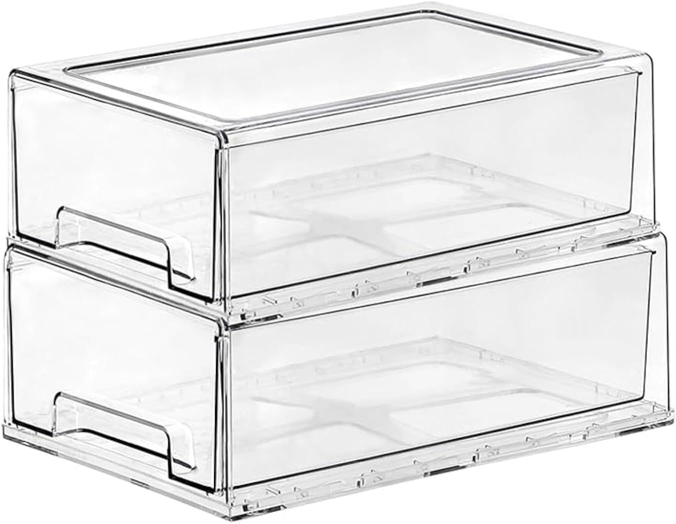 Stackable Storage Drawer Bins for Clear Organization at Home