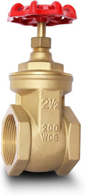 2-1/2in NPT Brass Gate Valve for Water, Oil, and Gas Systems