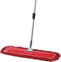 24 Inch Red Commercial Dust Mop & Floor Sweeper - Durable Dust Pickup