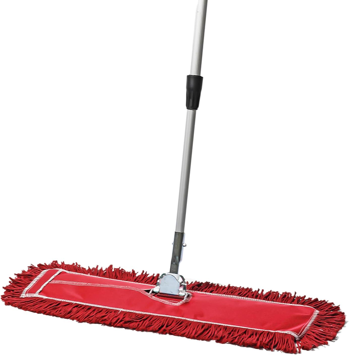 24 Inch Red Commercial Dust Mop for Efficient Floor Cleaning