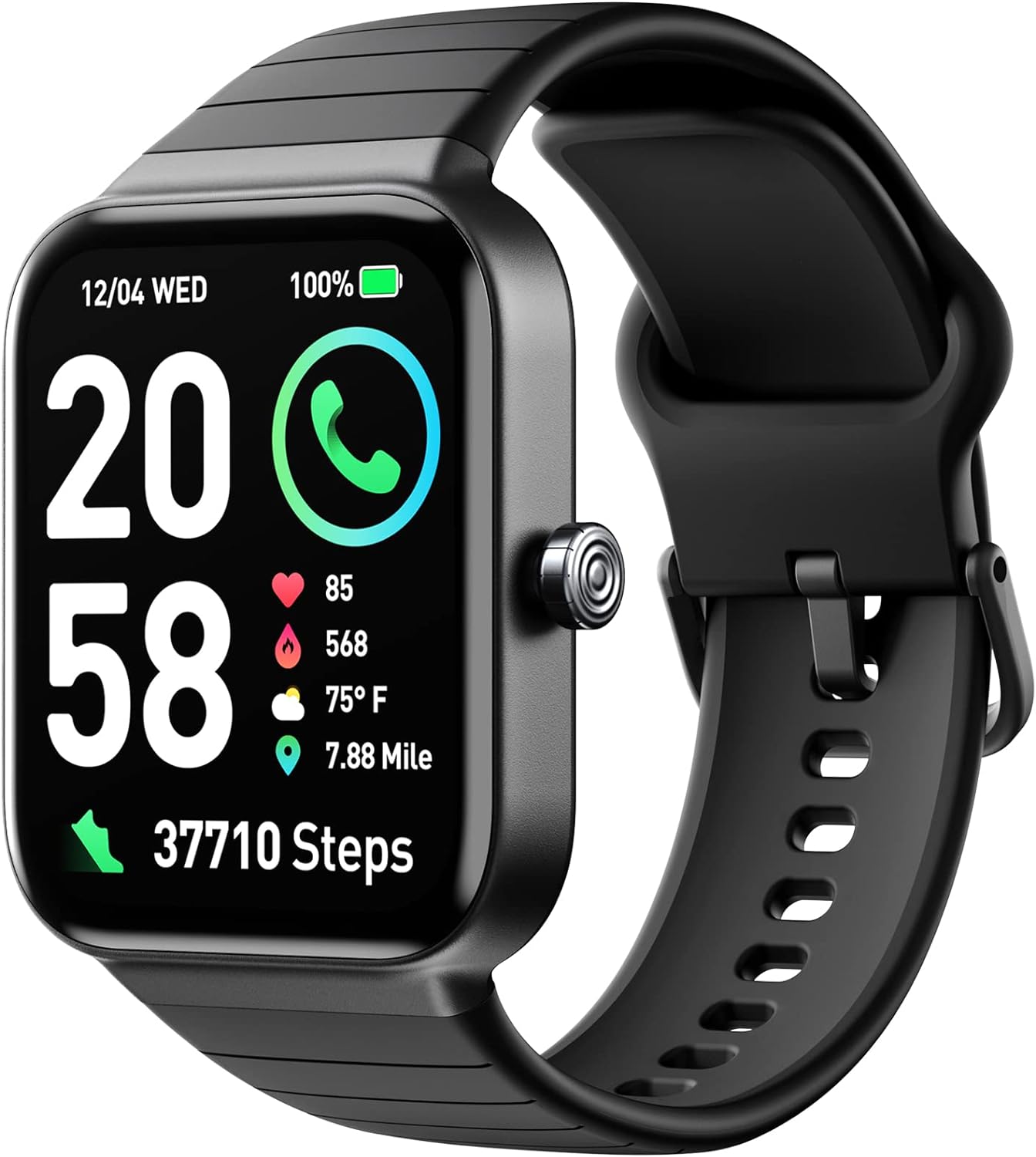 Fitpolo Smart Watch: Alexa, Heart Rate, SpO2, IP68