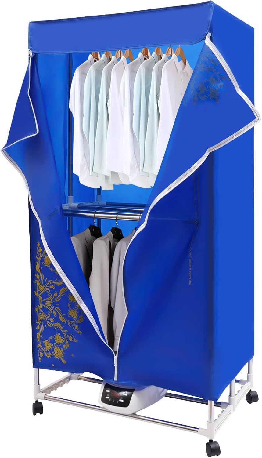 Portable Electric Clothes Dryer with Temperature Control Features