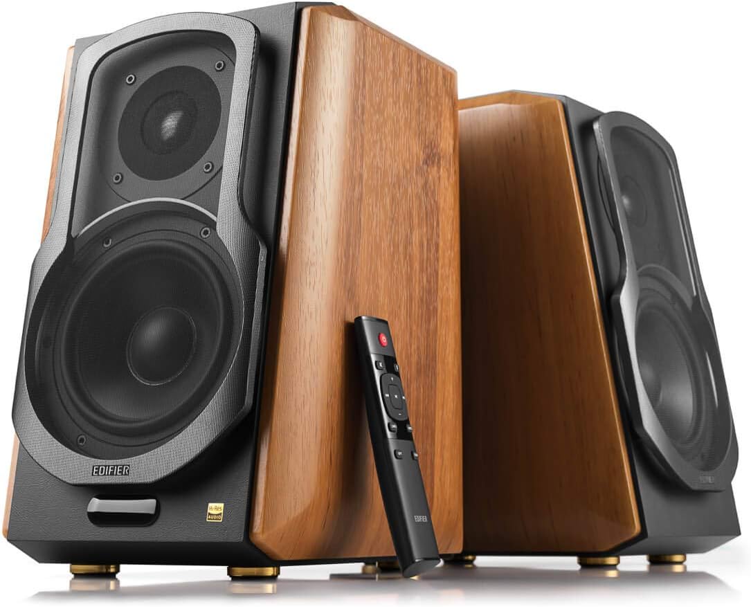 Powerful 120w Bluetooth Bookshelf Speakers