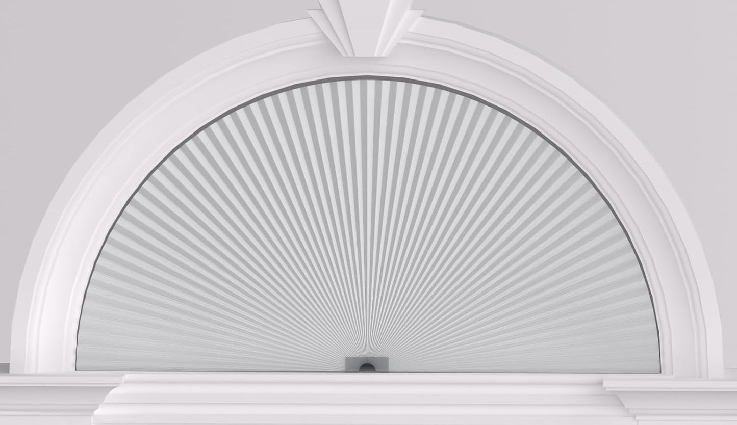 Myshade Arch Window Shades Half Circle Blackout Cellular Shades