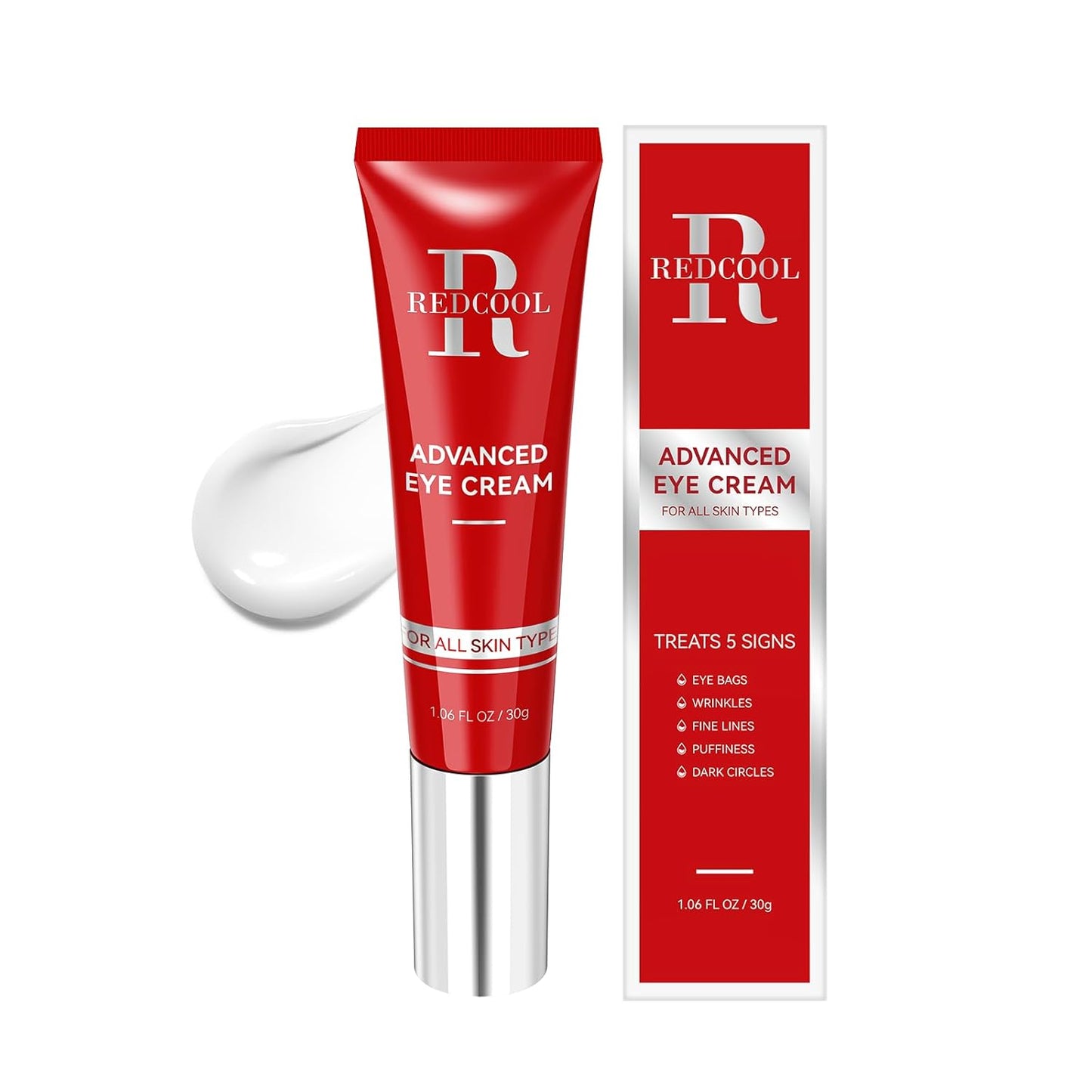 Retinol Eye Cream for Dark Circles and Puffiness Relief