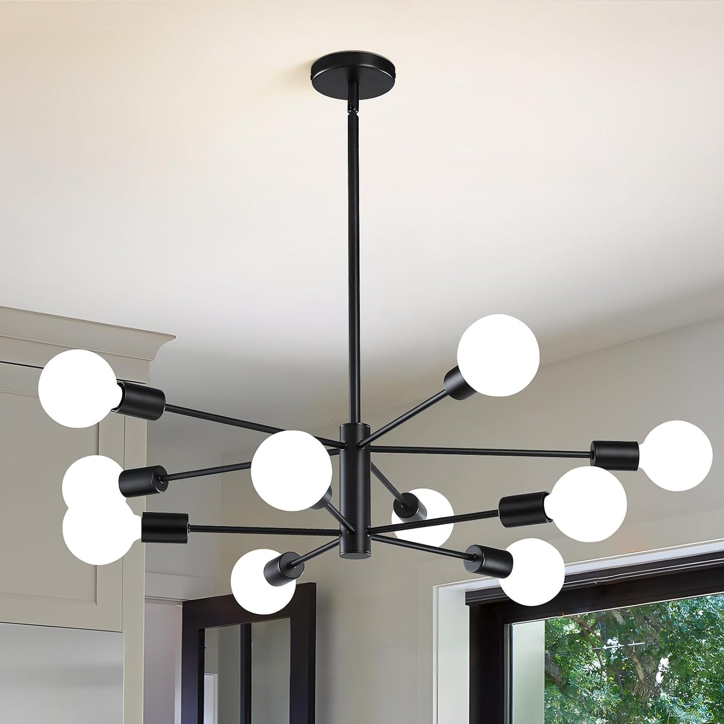 Modern Sputnik Chandeliers Light for Dining Room and Kitchen