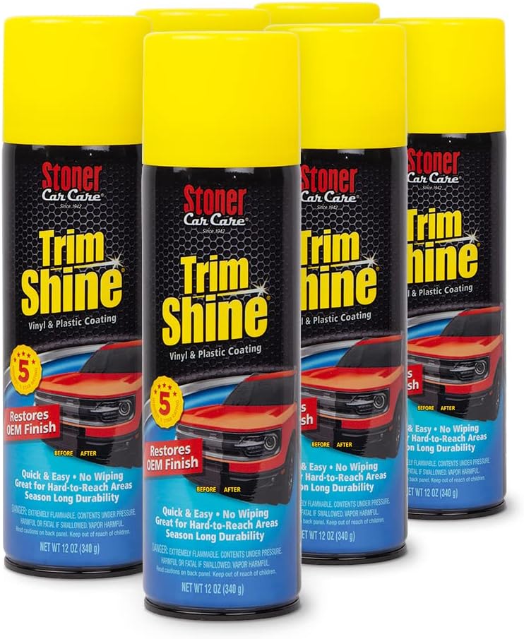 Trim Shine Vinyl and Plastic Protectant Coating for Cars