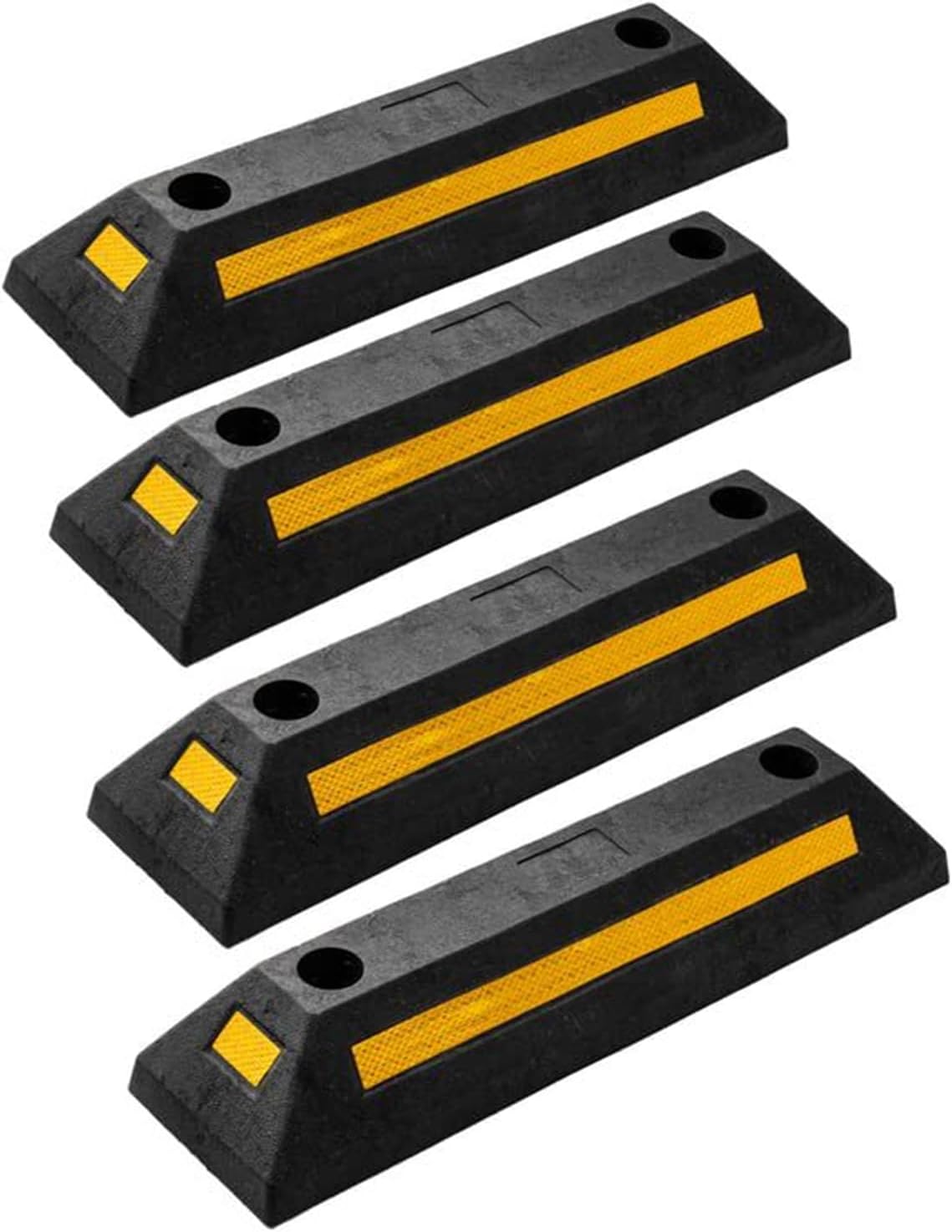 ZONETECH Heavy Duty Rubber Parking Guide for Garage Parking
