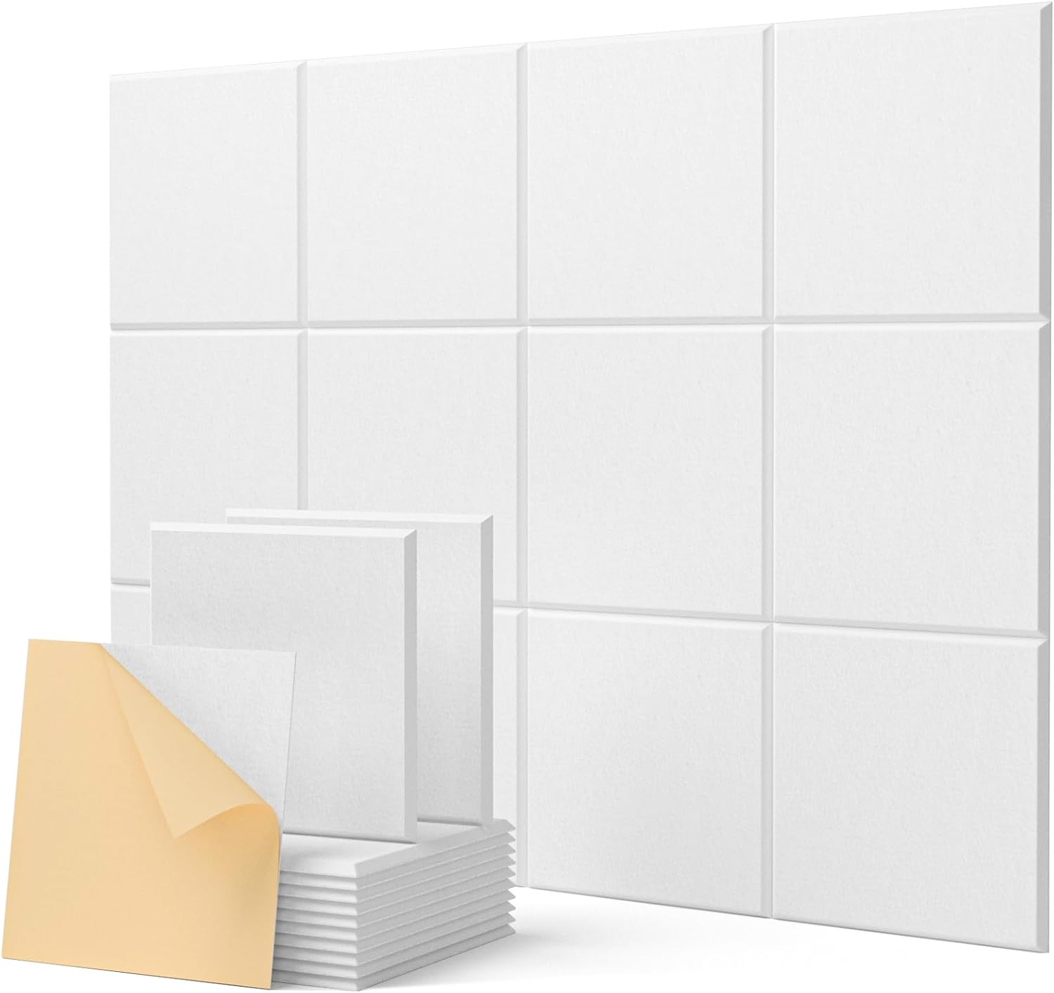 Self-Adhesive Soundproof Wall Panels for Home and Office Use