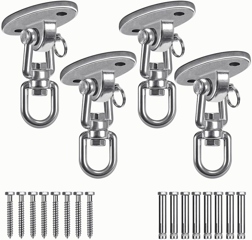 SELEWARE Stainless Steel Swivel Swing Hangers