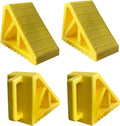 Wheel Chocks Premium Heavy Duty Camper Wedge Design - 4 Pack