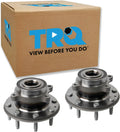 TRQ Front Wheel Bearing & Hub Assembly Set - 2 Piece