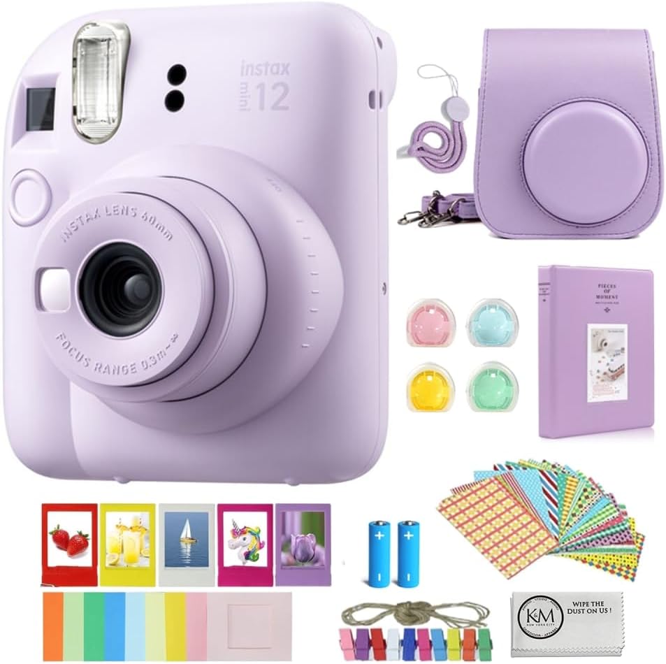 FUJIFILM INSTAX Mini 12 Instant Film Camera in Lilac Purple