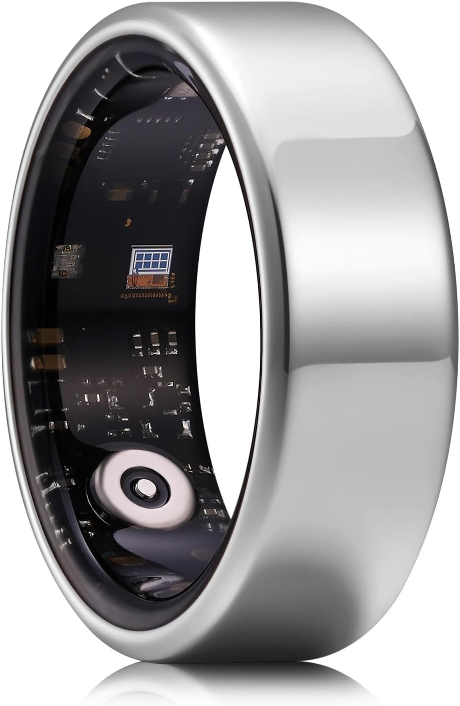 King Will Mens Brushed Wedding Band in Two Tone Matte Finish