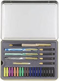 STAEDTLER calligraphy pen set, 29 Piece Assorted - Travel Ready Tin