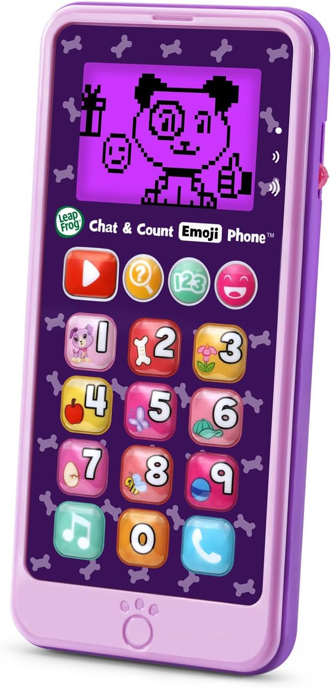 VTech Emoji Phone: Count and Chat in Purple