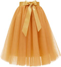 Bridesmay Women's Tulle Skirt Knee Length - 6-Layered Tutu
