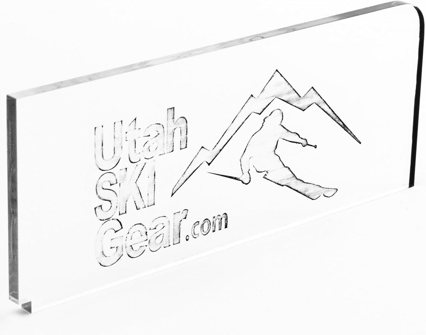 Clear Ski & Snowboard Wax Scraper - Expert Tuning Tool