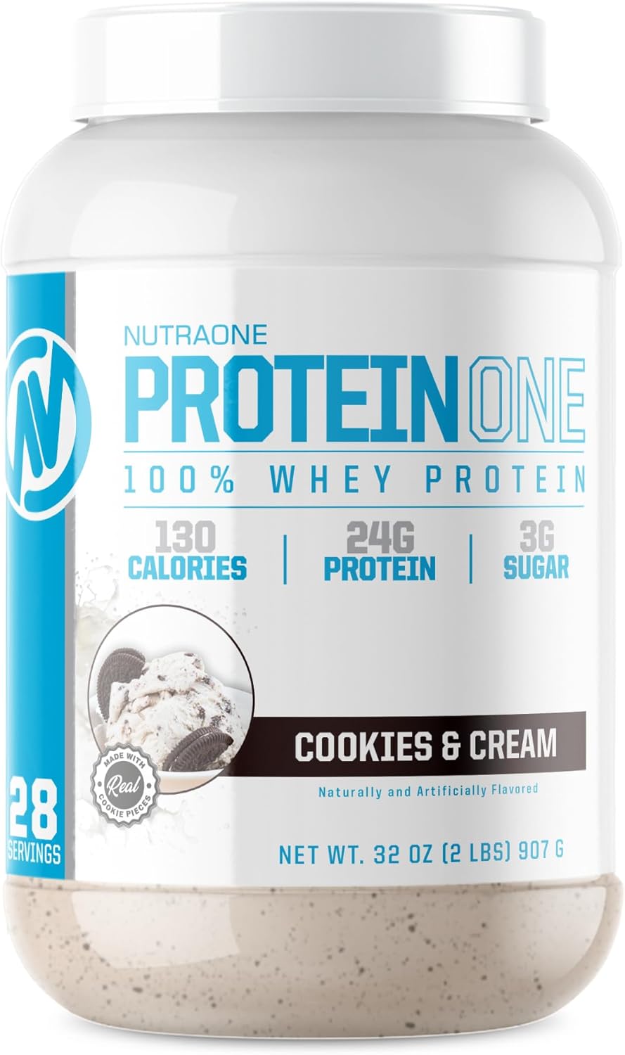 NutraOne ProteinOne Whey Protein for Recovery and Muscle Gain