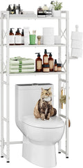 Over The Toilet Storage Rack with Toilet Paper Holder - Space Saving