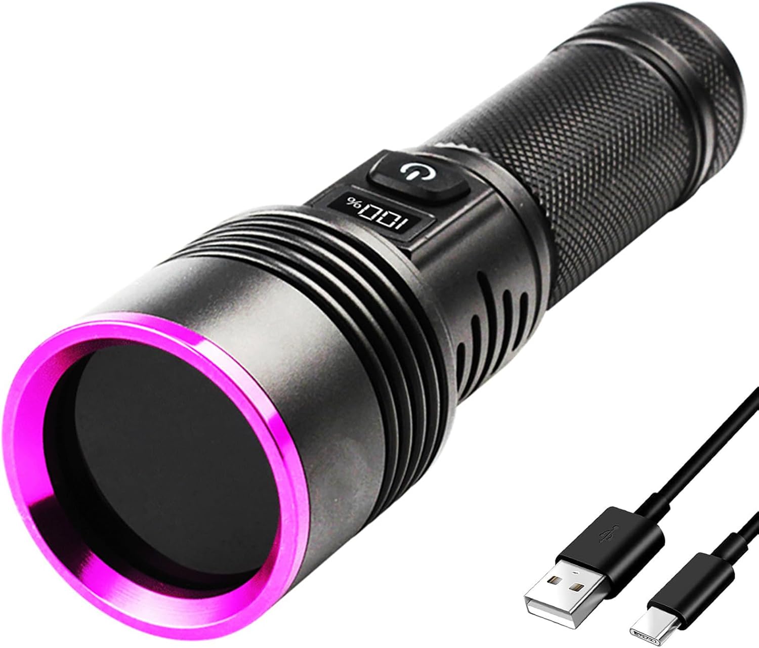Powerful 30W UV Flashlight for Pet Urine and Stain Detection
