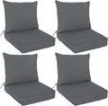 EAGLE PEAK Outdoor Deep Seat Patio Cushion Set 25 x 25 in - Cozy