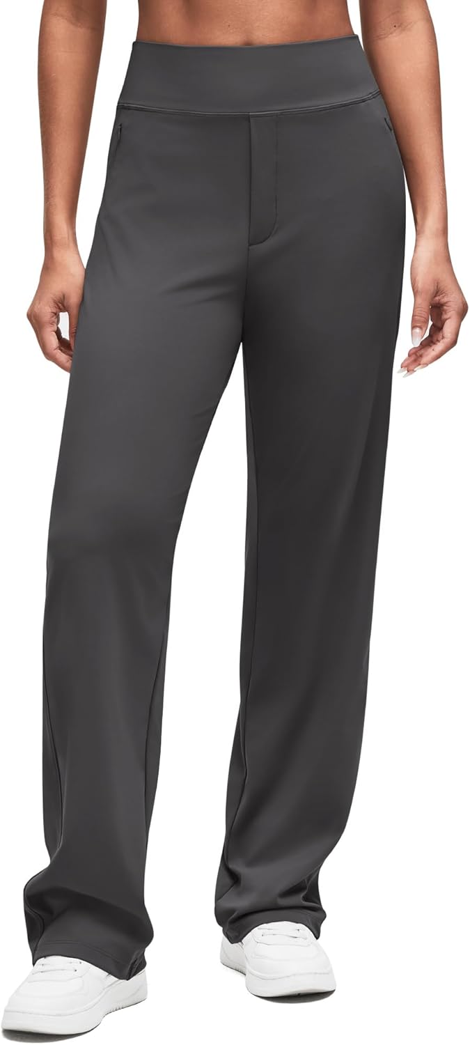 G4Free ShiftReady Women Dress Yoga Pants with Hidden Pockets