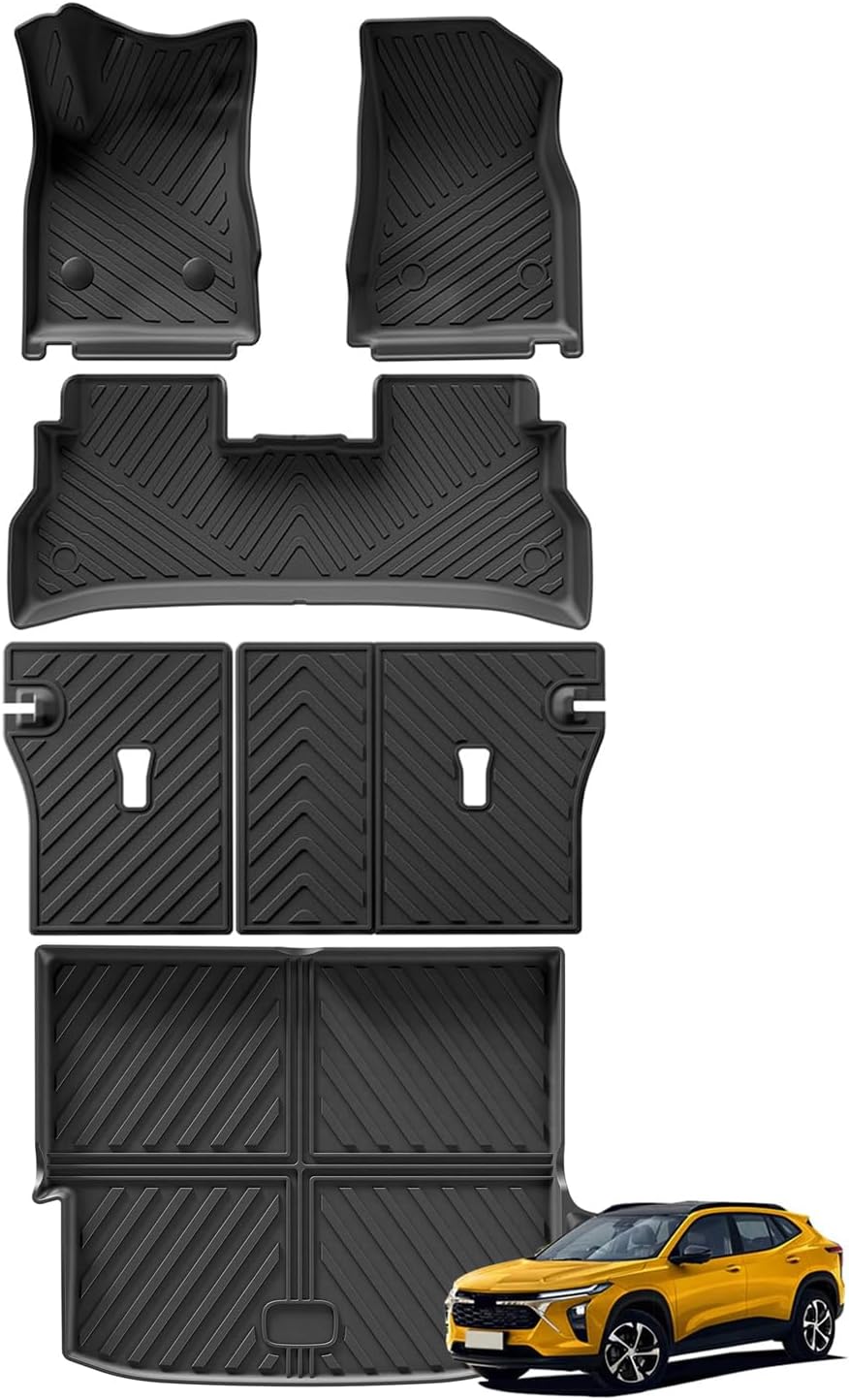 SMABEE 6PCS All Weather Floor Mats for 2024 2025 Chevy Trax