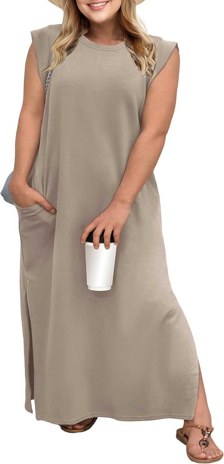 Stylish Plus Size Maxi Dresses for Curvy Women by OLRIK