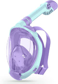 Greatever Snorkeling Gear for Kids Full Face Mask - Safe Panoramic
