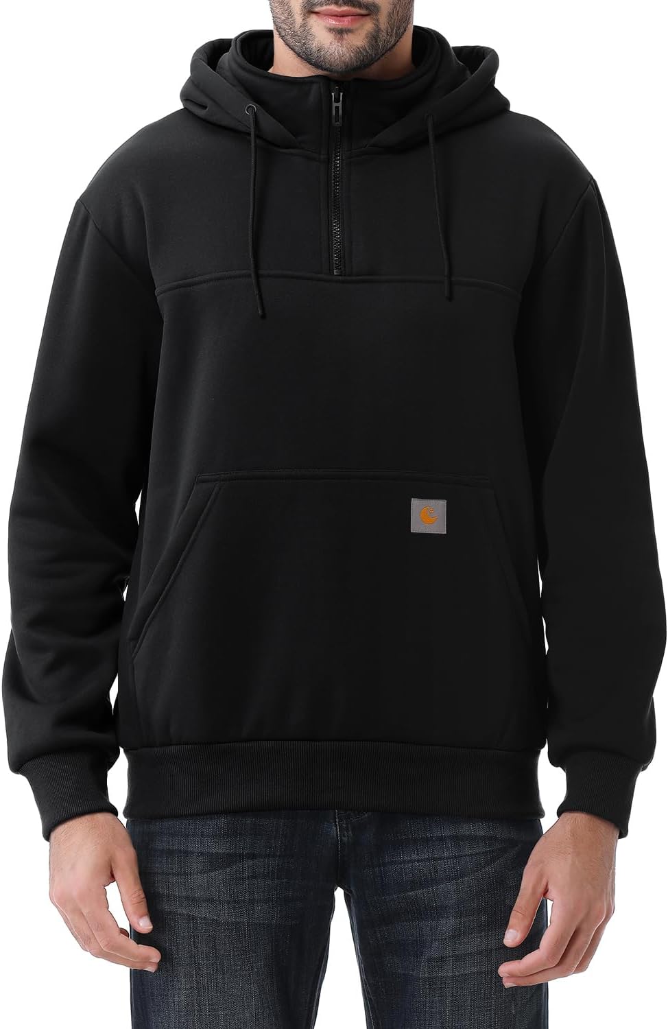 Cozy Fleece-Lined Quarter-Zip Sweatshirt