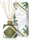 Thymes Frasier Fir Reed Diffuser Set - Frosted Plaid 4 fl oz