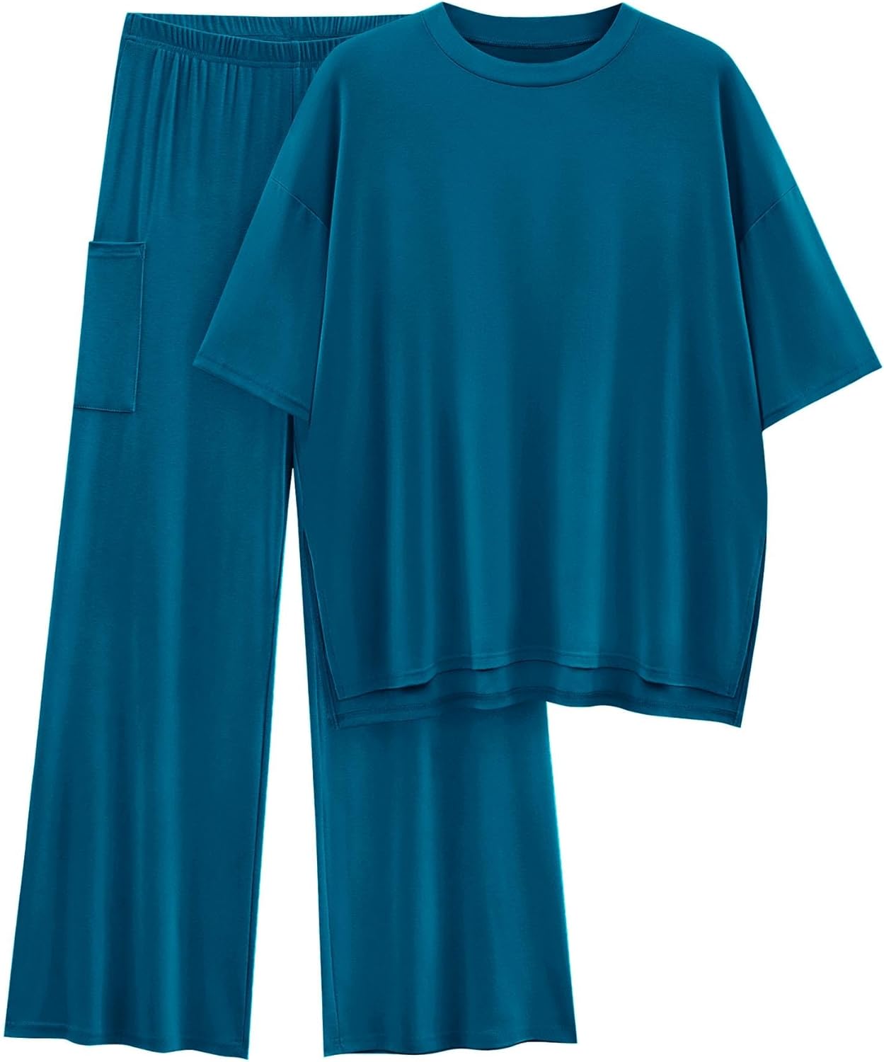 KIRUNDO Womens 2 Piece Outfits for Summer Casual Comfort