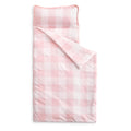 Wake In Cloud Toddler Nap Mat with Pillow and Blanket - Cozy Gingham