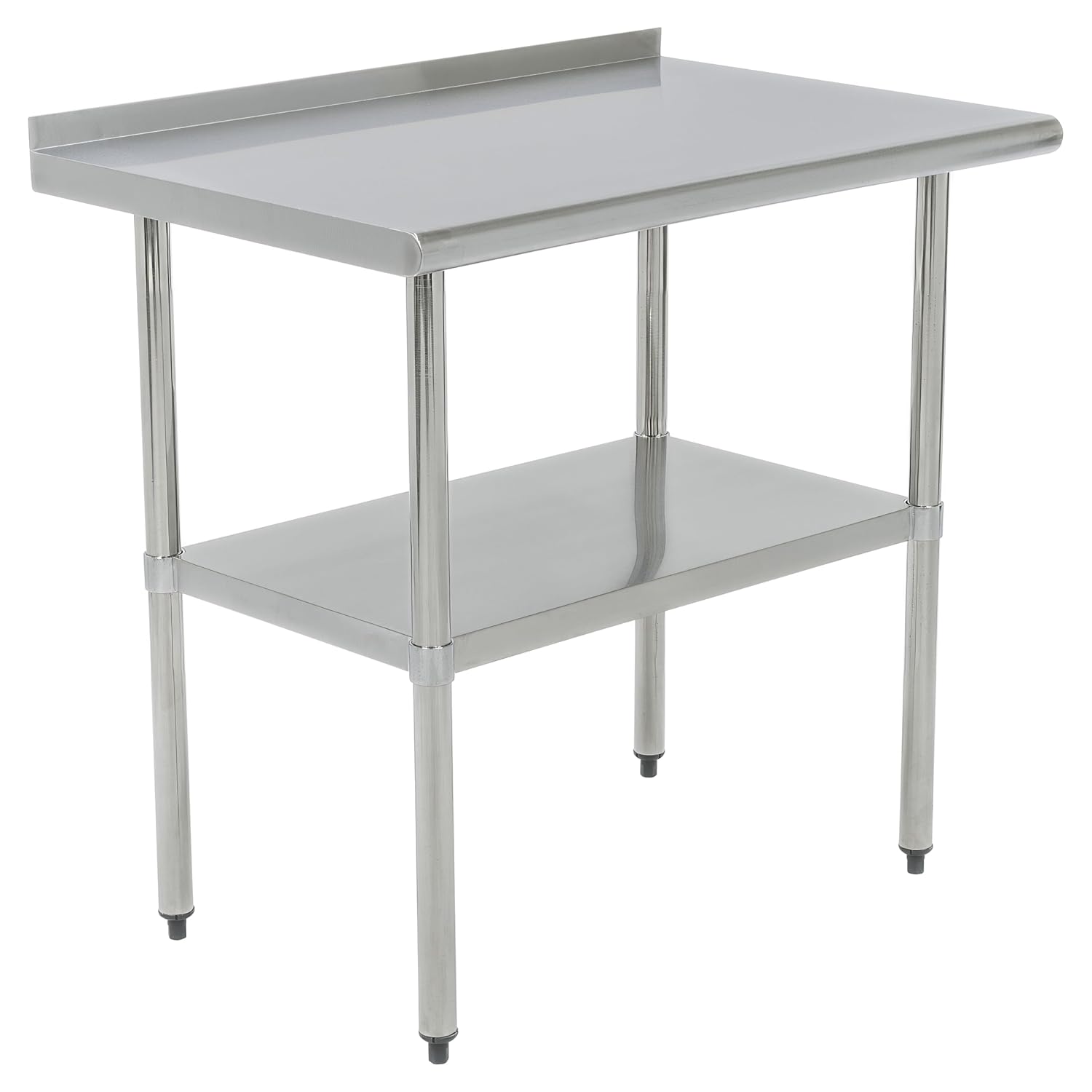NSF Certified Stainless Steel Kitchen Prep Table for Home Use