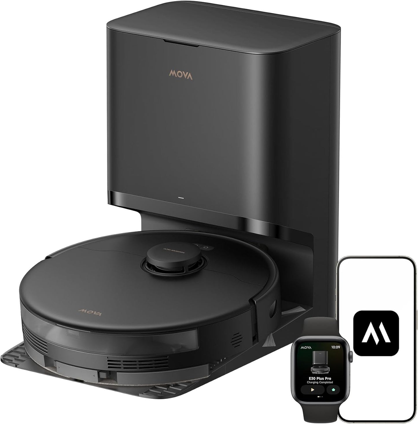 E30 Pro Plus Robot Vacuum with 19000Pa Suction and Auto Emptying