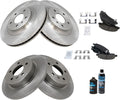 Front & Rear Ceramic Brake Pad and Rotor Kit for Buick Lucerne