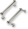 Heavy Duty Polished Nickel Cabinet Pulls - 10 Pack for Home Upgrades