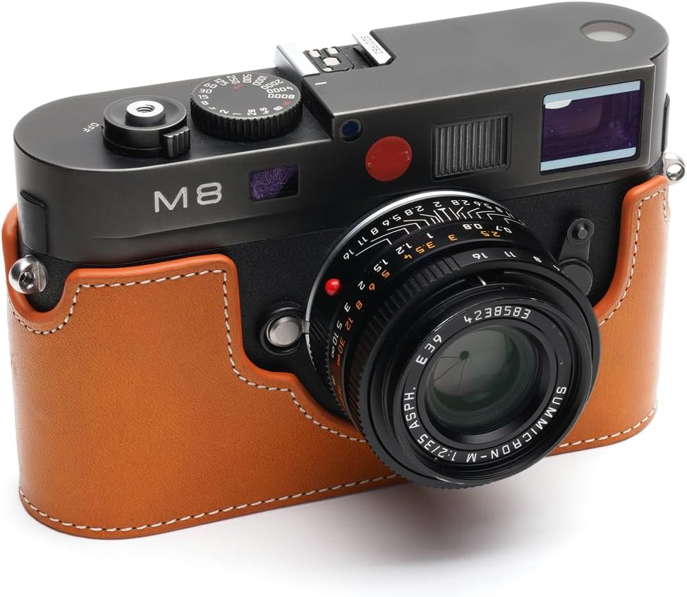 Handmade Genuine Leather Half Camera Case for Leica M Series