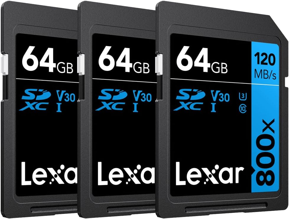Lexar 64GB High-Performance 800x UHS-I SDXC Memory Card Review