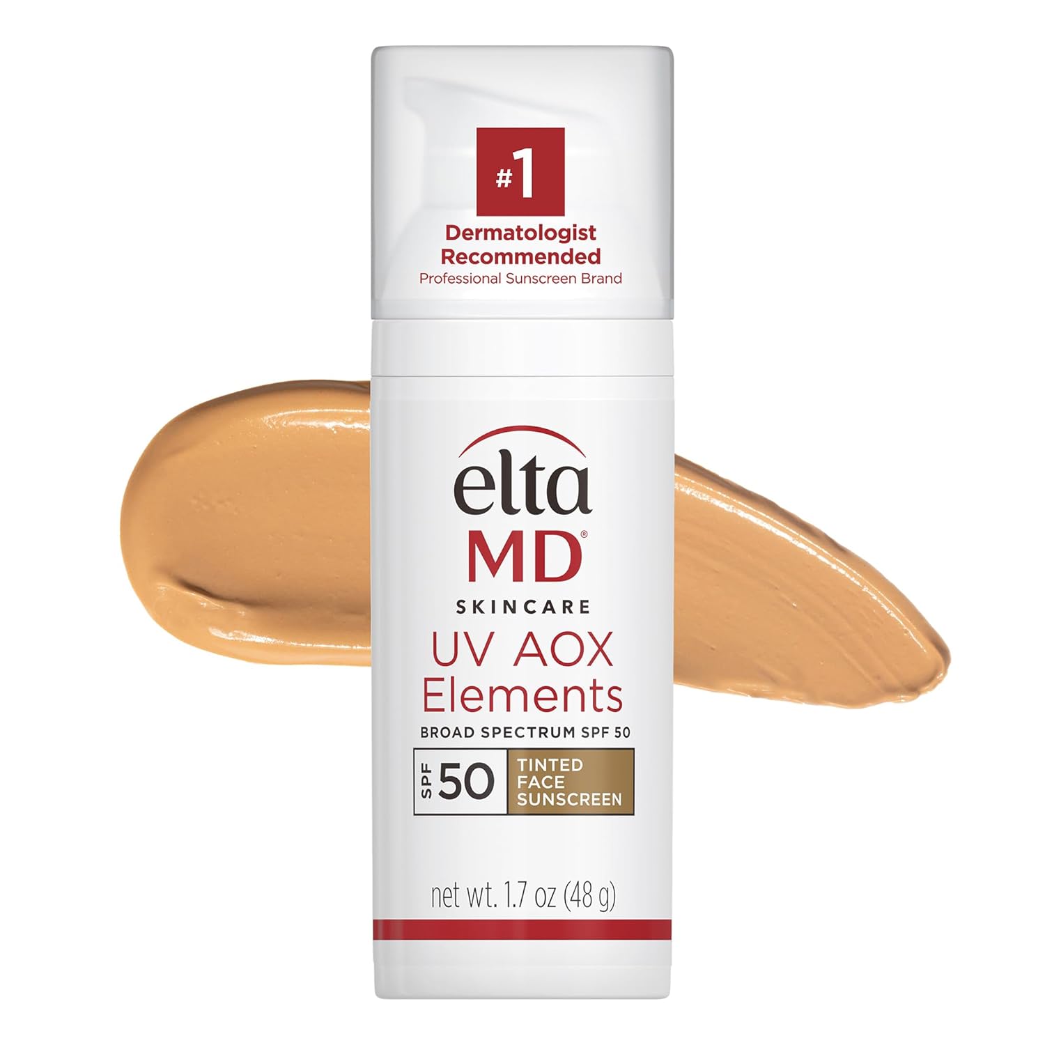 EltaMD UV AOX Elements Tinted Mineral Face Sunscreen Lotion SPF 50