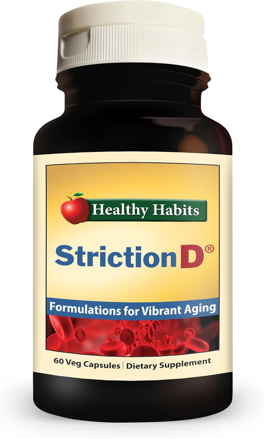 StrictionD with Glucohelp: Support Healthy Blood Pressure & Sugar