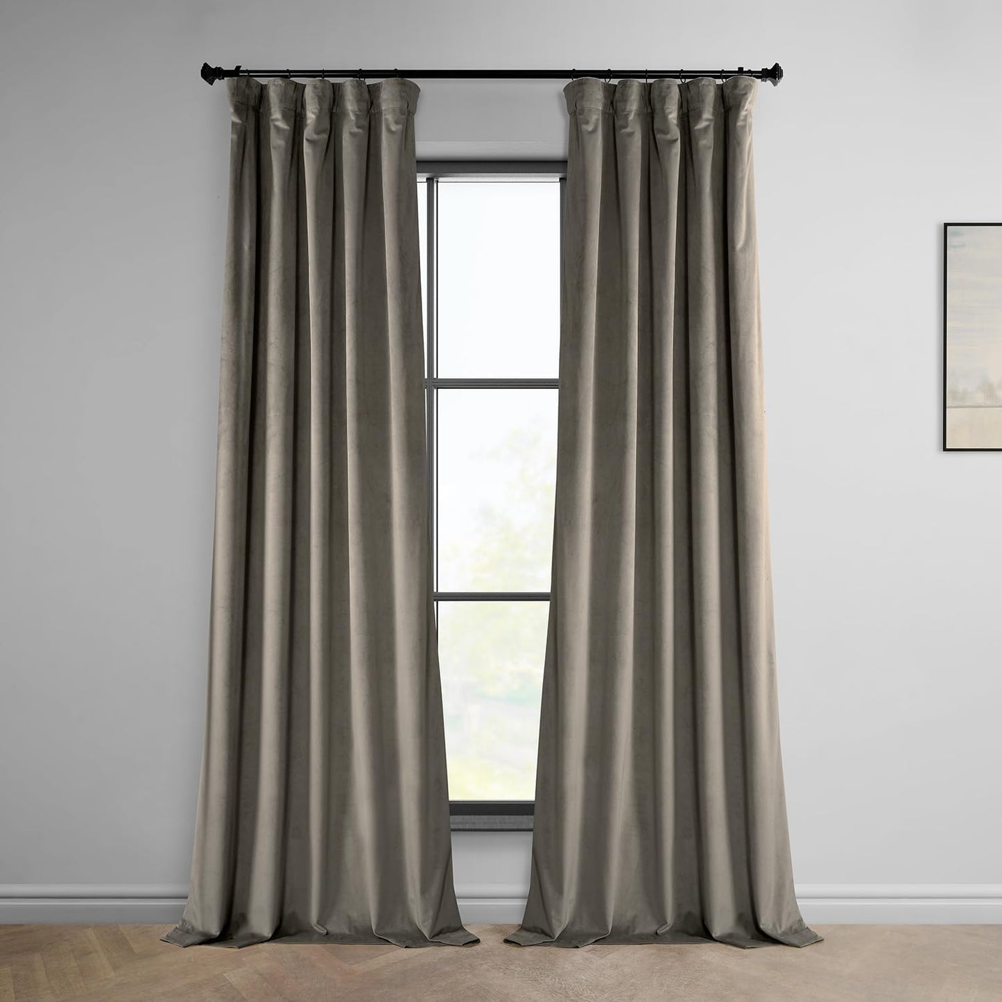 HPD Half Price Drapes Velvet Curtains 120 Inches Long Room Darkening