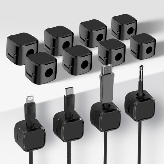 Magnetic Cable Clips Set - Keep Cords Tidy!