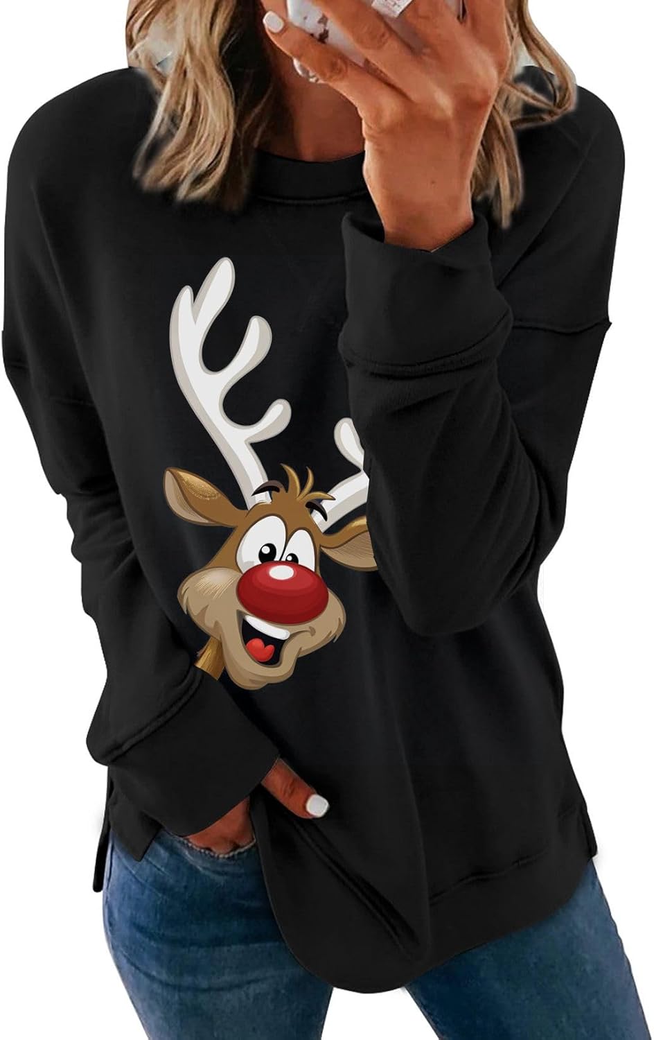 Dokotoo Cozy Crew Neck Sweatshirt