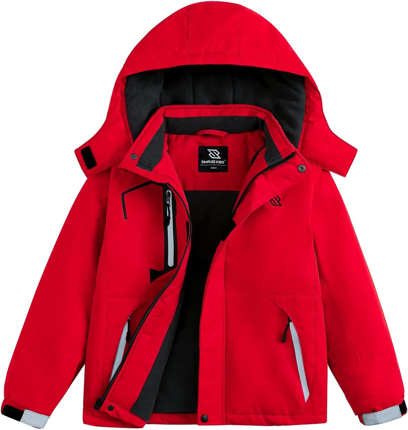 Simplee Kids Girls Waterproof Ski Snow Jacket for Winter Fun