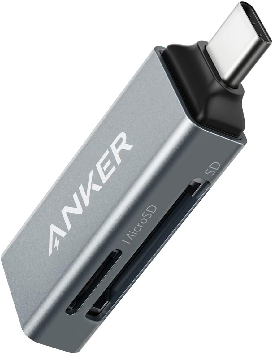 Anker 2-in-1 USB C Card Reader - Dual Slot Memory Viewer