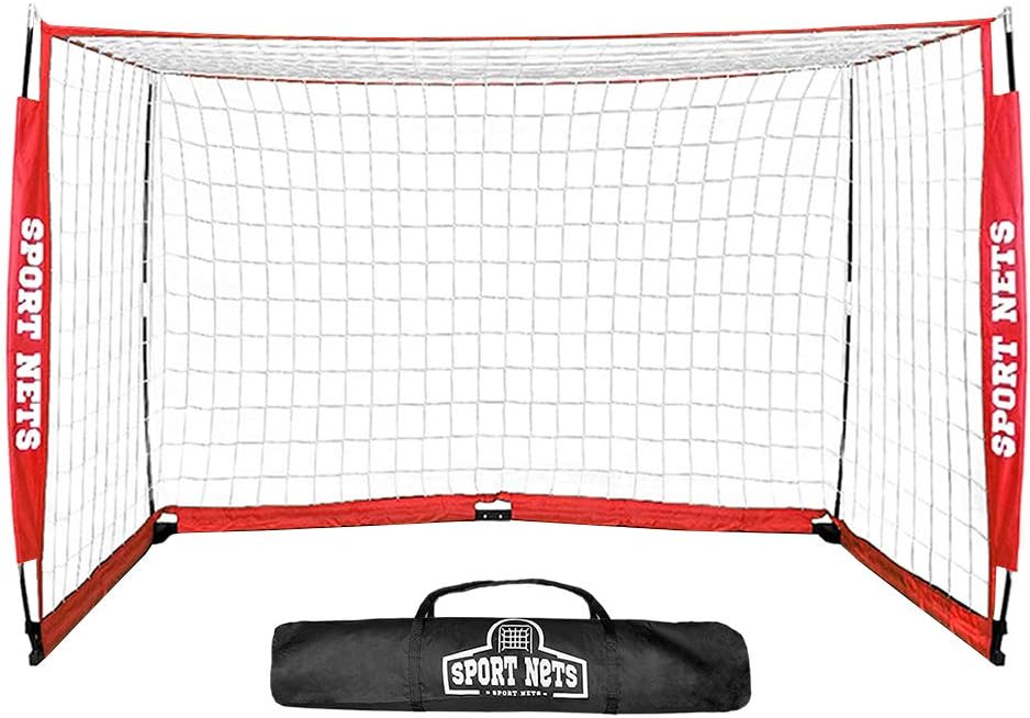 Full Size Soccer Goals for Backyard - Quick Set Up and Take Down