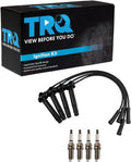 TRQ Ignition Kit Spark Plugs Wire Set Compatible with Subaru - Direct
