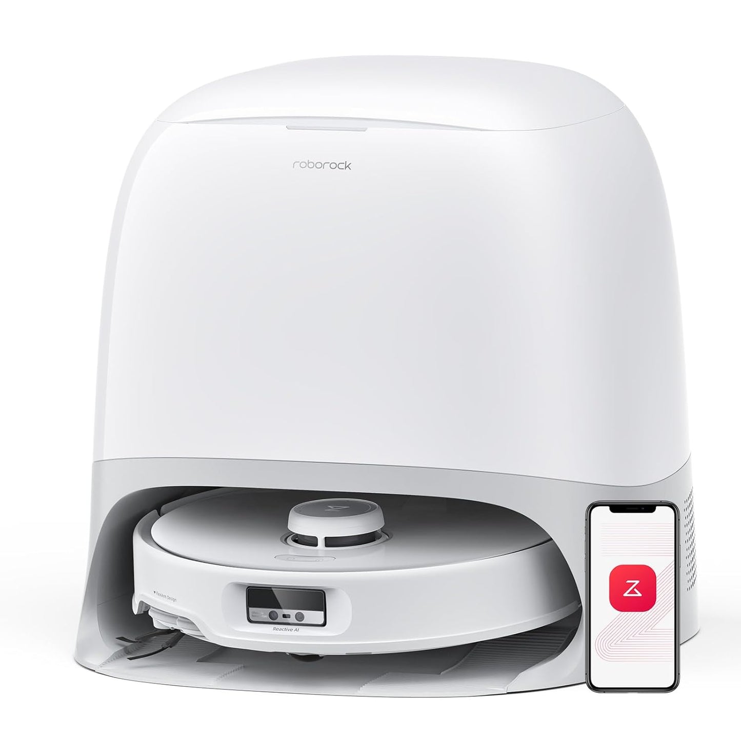 Roborock Qrevo Curv Robot Vacuum and Mop with 18,500Pa Power